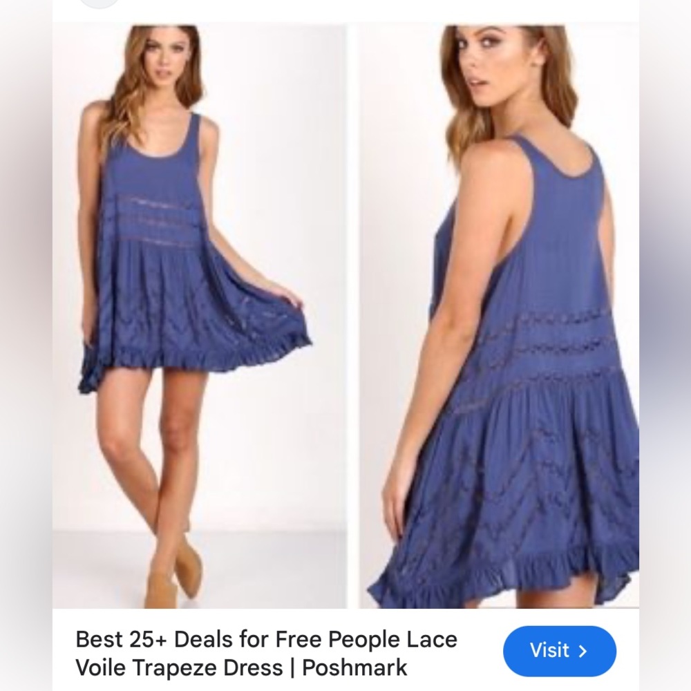 Intimately Free people slip dress, lace boho